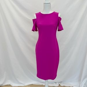 Calvin Klein Midi Fitted Dress